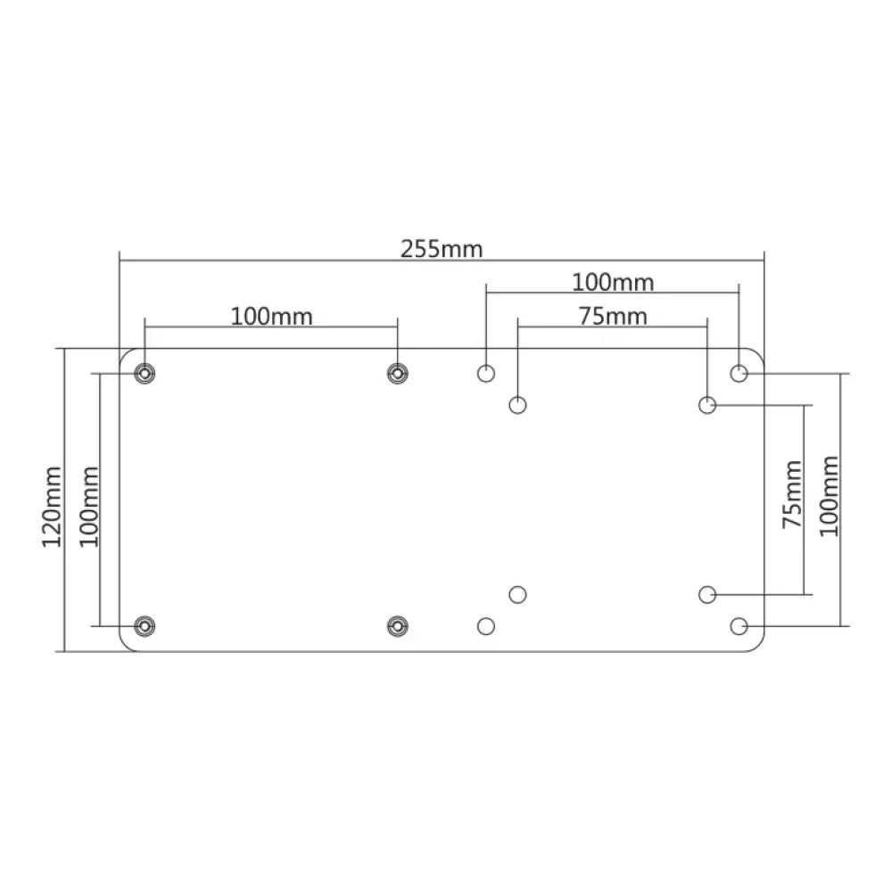 AISENS Soporte VESA para mini PC. Negro - detalle