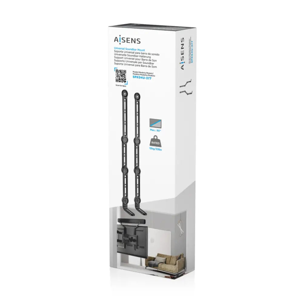 AISENS SPK04U-377 accesorio para barra de sonido Montaje en pared - detalle