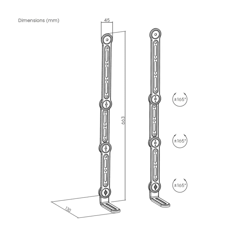 AISENS SPK04U-377 accesorio para barra de sonido Montaje en pared - detalle