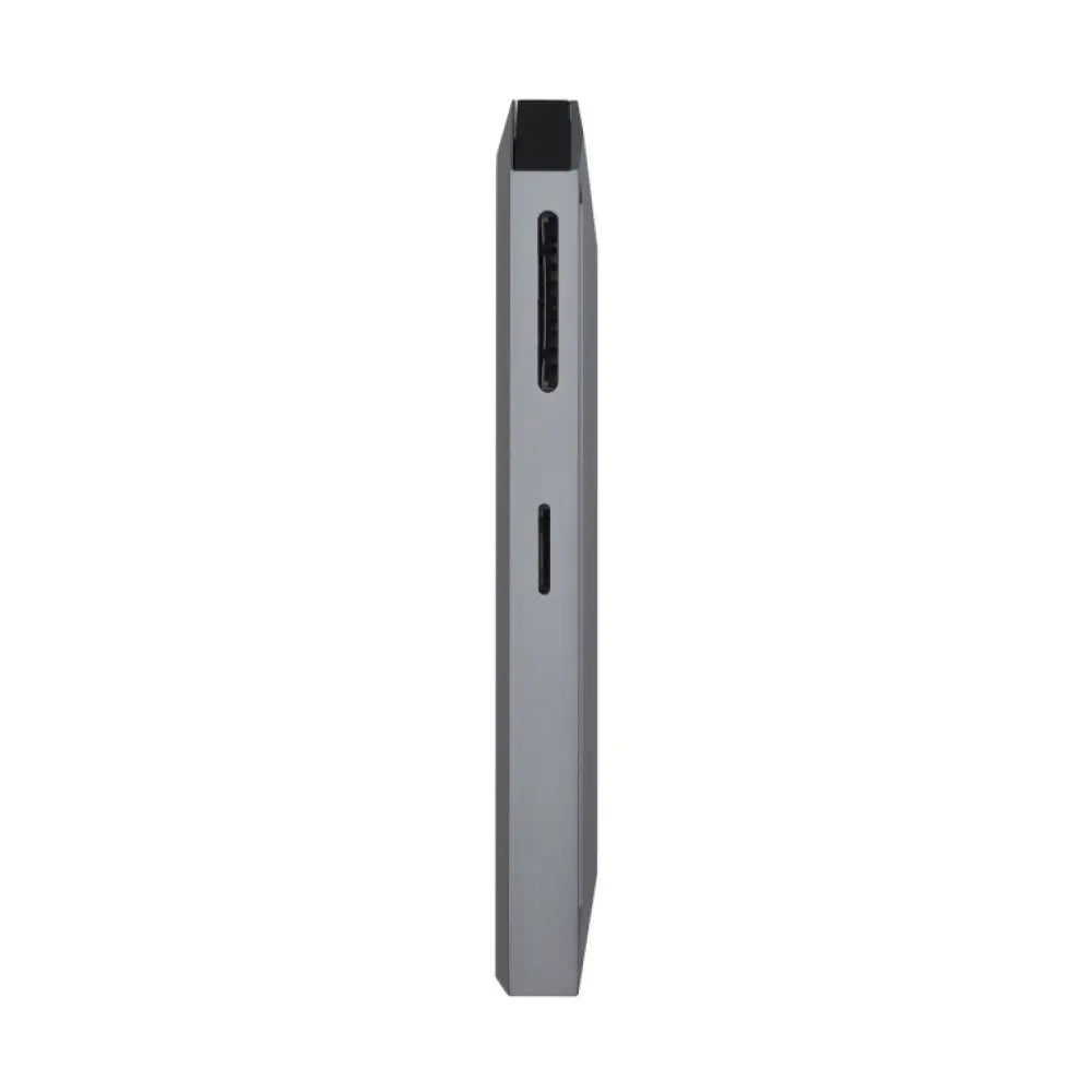 AISENS USB-C dock 8 en 1. USB-C a 1xHDMI. 1xRJ45. 3xUSB. 1xPD. 1xSD. 1xMicroSD. Gris. 15 cm - detalle