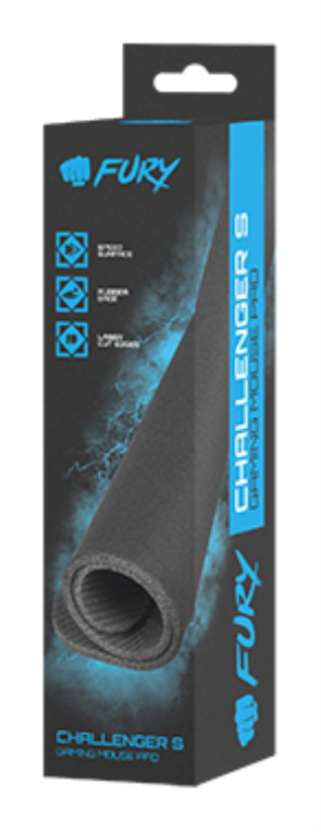 ALFOMBRILLA GAMING FURY CHALLENGER M 300X250 MM NEGRO - detalle