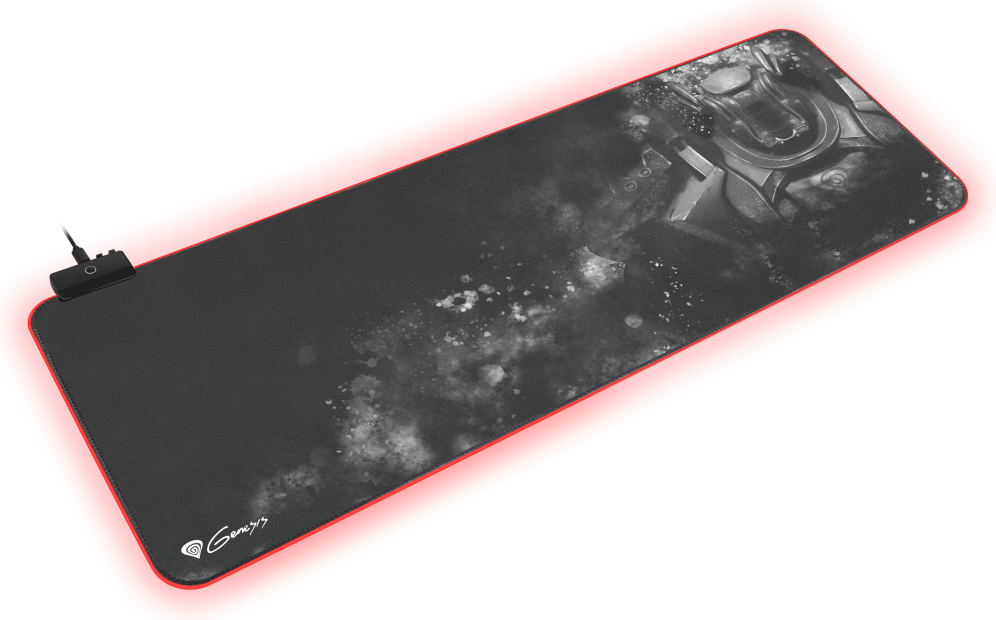 ALFOMBRILLA GAMING GENESIS BORON 500 XXL RGB - detalle