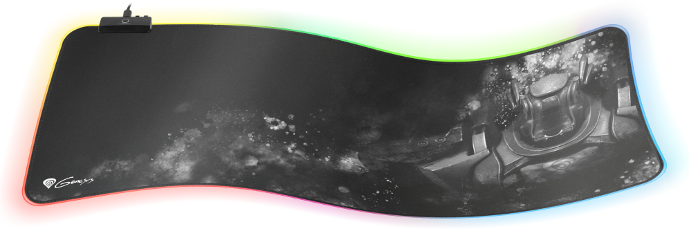 ALFOMBRILLA GAMING GENESIS BORON 500 XXL RGB - detalle