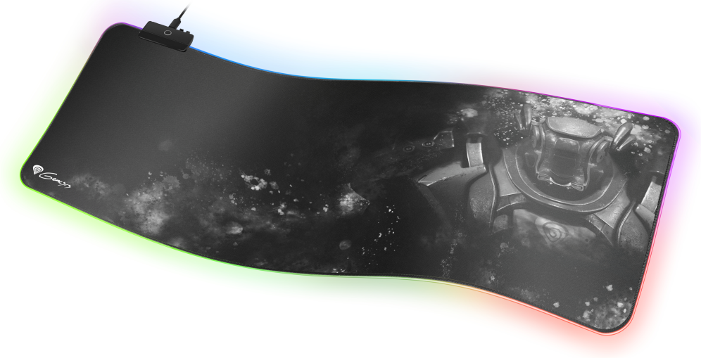ALFOMBRILLA GAMING GENESIS BORON 500 XXL RGB - detalle
