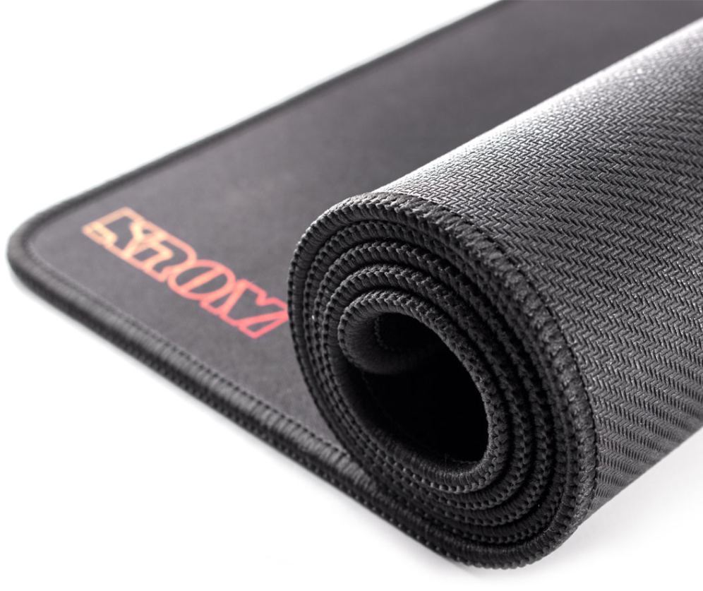 ALFOMBRILLA GAMING KROM KNOUT XL NEGRO 900X350X3 - detalle