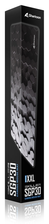 ALFOMBRILLA GAMING SHARKOON SKILLER SGP30 XXL HEX 900x400x2,5MM - detalle