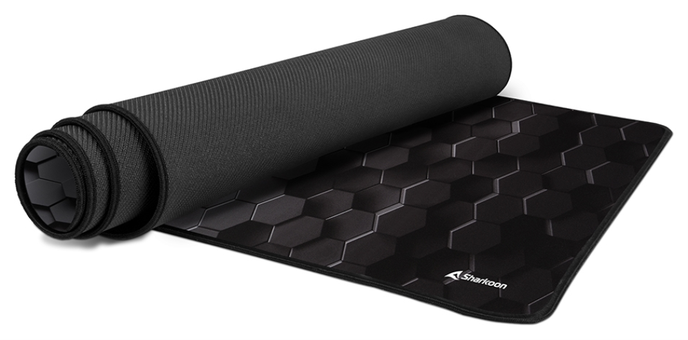 ALFOMBRILLA GAMING SHARKOON SKILLER SGP30 XXL HEX 900x400x2,5MM - detalle