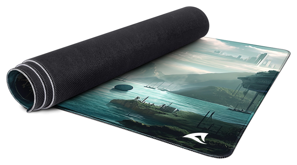 ALFOMBRILLA GAMING SHARKOON SKILLER SGP40 XXL D6 1000X500X3MM - detalle