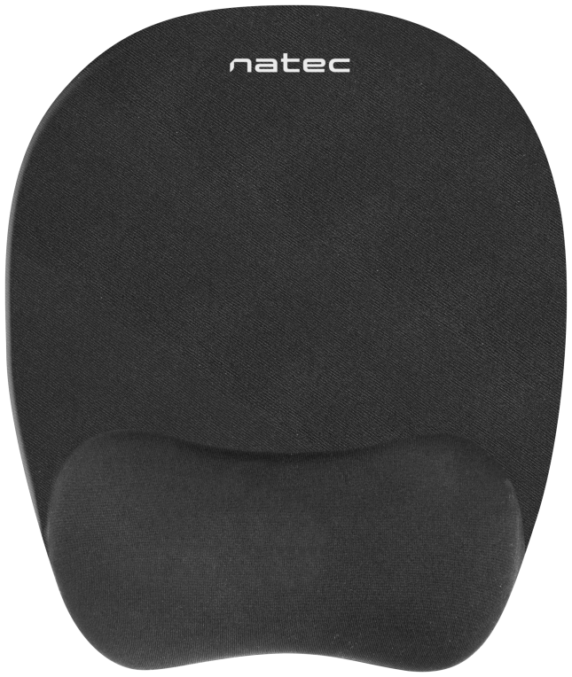 ALFOMBRILLA NATEC CHIPMUNK REPOSAMUÑECAS NEGRA 230X200 MM