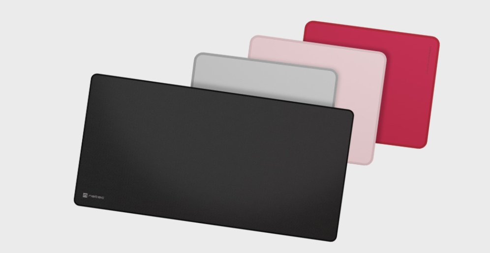 ALFOMBRILLA NATEC COLORS SERIES OBSIDIAN NEGRA 800X400MM - detalle