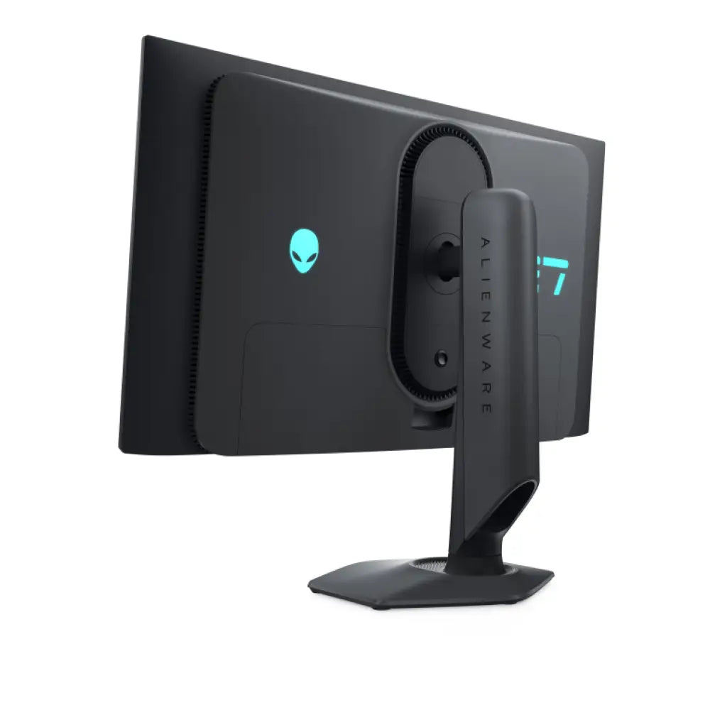 Monitor LED Alienware AW2725DF de 26.7 pulgadas, pantalla Quad HD QD-OLED en color negro, ideal para gaming y tareas visuales.