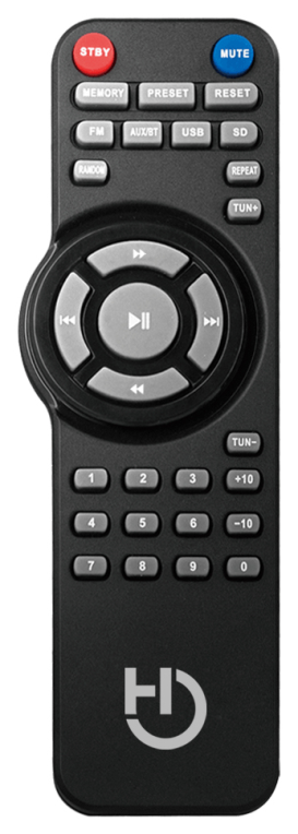 ALTAVOCES HIDITEC H400 DARK EDITION 80W BLUETOOTH USB - detalle
