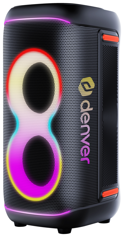 ALTAVOZ DE FIESTA DENVER BPS-370 BLUETOOTH CON 100W DE POTENCIA - detalle