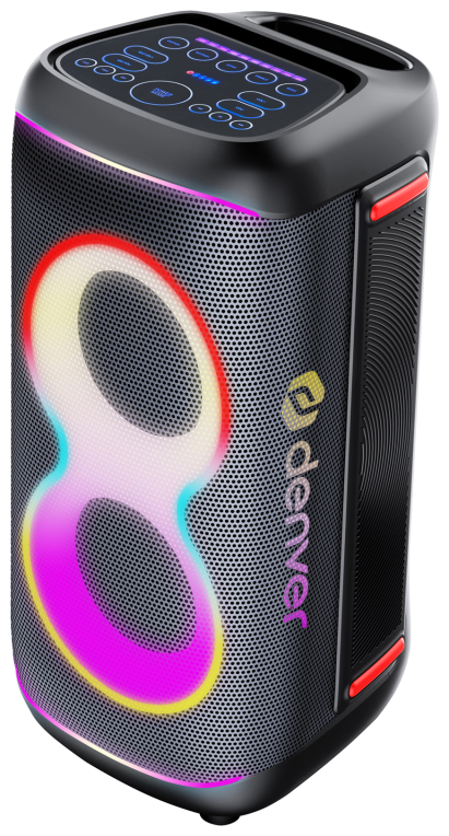 ALTAVOZ DE FIESTA DENVER BPS-370 BLUETOOTH CON 100W DE POTENCIA - detalle