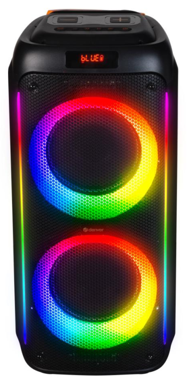 ALTAVOZ DE FIESTA DENVER BPS-458 BLUETOOTH CON 100W DE POTENCIA