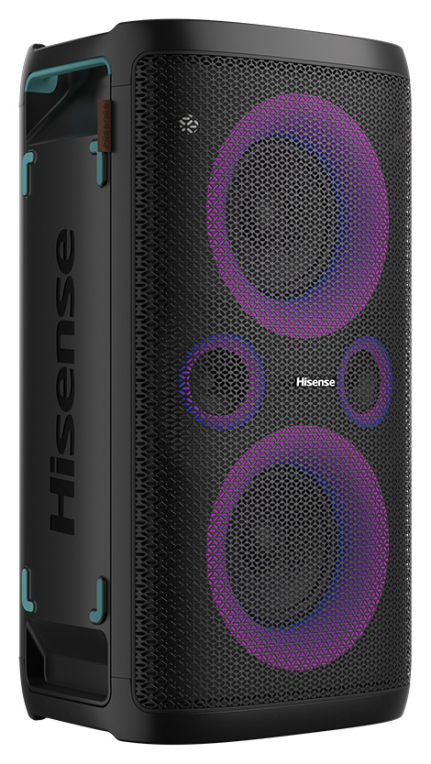 ALTAVOZ HISENSE PARTY ROCKER ONE PLUS 300W EFECTO DJ USB - detalle