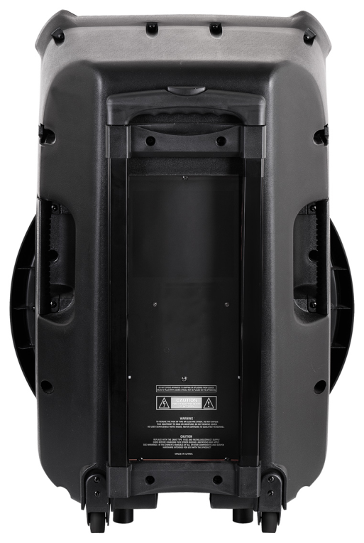 ALTAVOZ KARAOKE TREVI XF 1600 KB 200W AMPLIF+AW+TROLLEY+MIC WIRELESS INCLUIDO - detalle