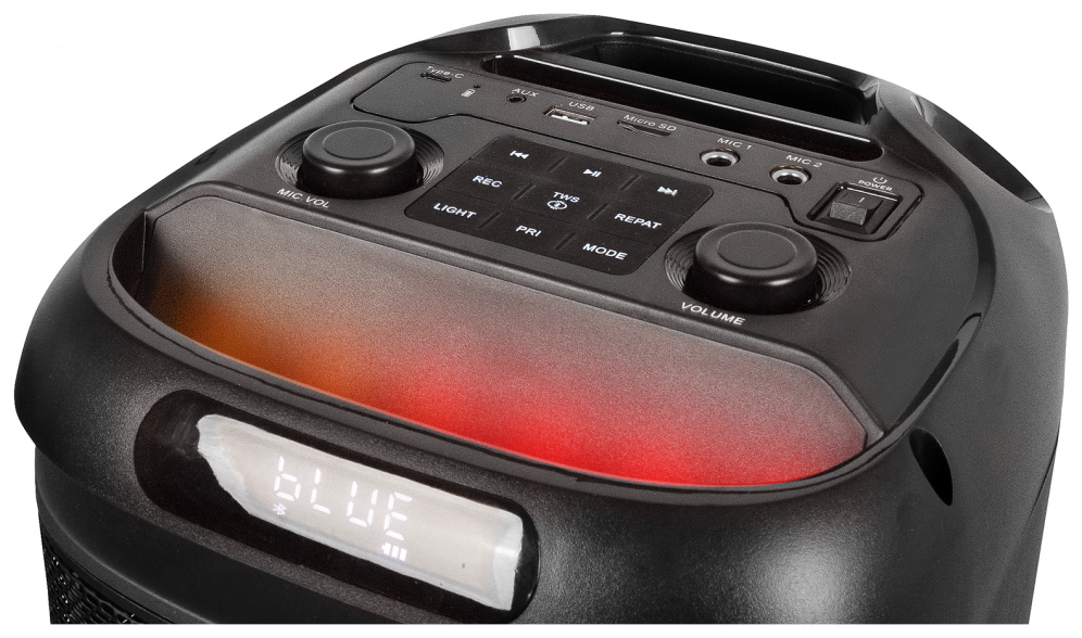 ALTAVOZ KARAOKE TREVI XF 650 KB 100W SPKR +AW - detalle