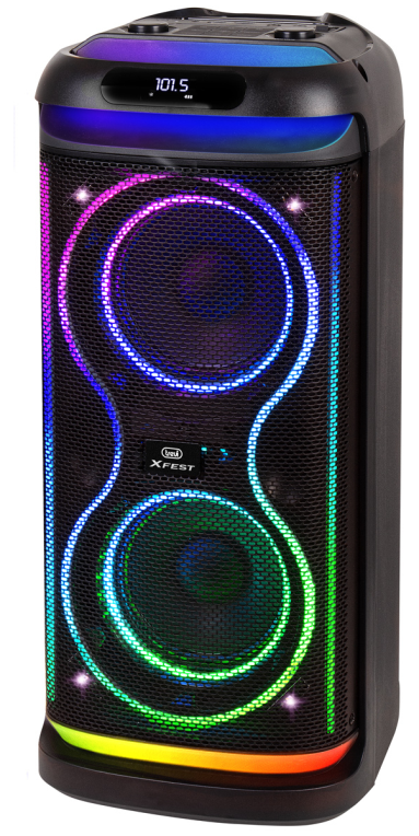 ALTAVOZ KARAOKE TREVI XF 650 KB 100W SPKR +AW
