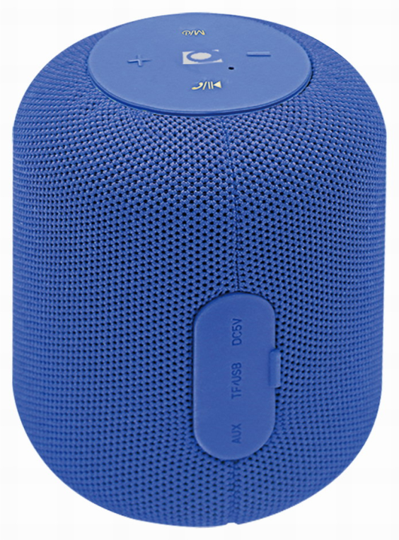 ALTAVOZ PORTATIL GEMBIRD 5W BLUETOOTH CON MICRO AZUL - detalle