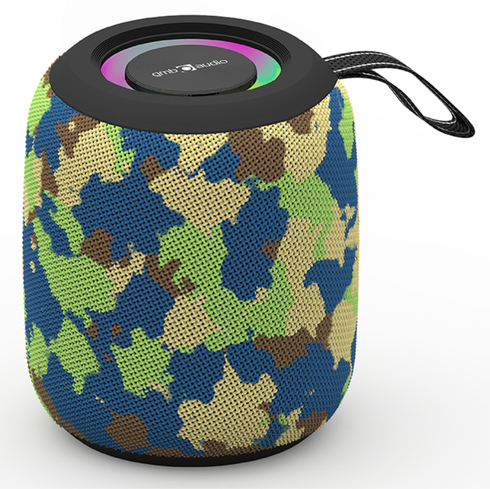 ALTAVOZ PORTATIL GEMBIRD 8W BT LED RGB CAMUFLAJE