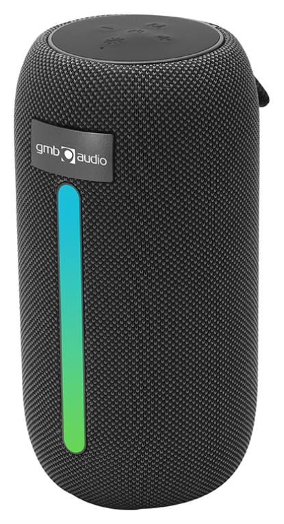 ALTAVOZ PORTATIL GEMBIRD 8W BT LED RGB NEGRO