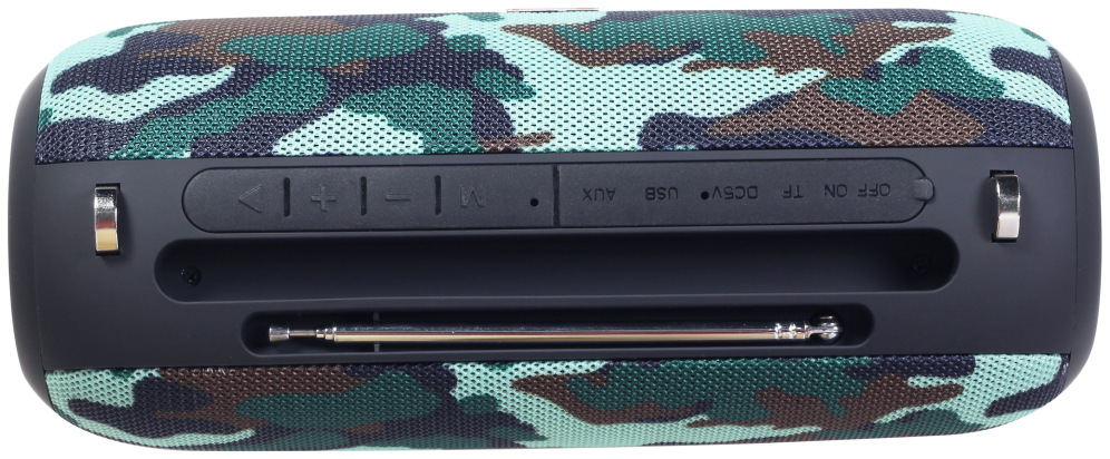 ALTAVOZ PORTATIL GEMBIRD SPK-BT-17-CM COM RADIO FM 2X5W RMS BLUETOOTH CAMUFLAJE - detalle