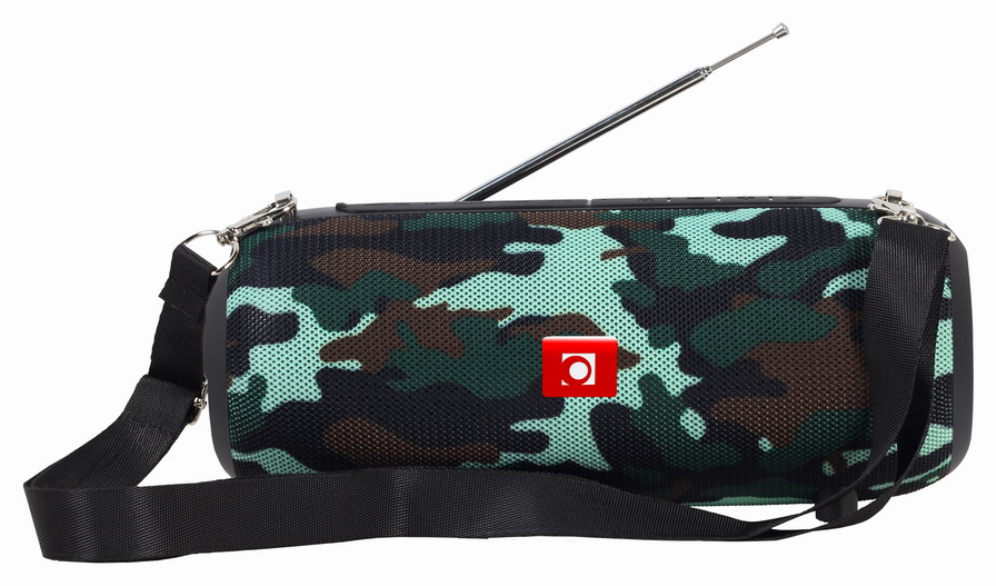 ALTAVOZ PORTATIL GEMBIRD SPK-BT-17-CM COM RADIO FM 2X5W RMS BLUETOOTH CAMUFLAJE