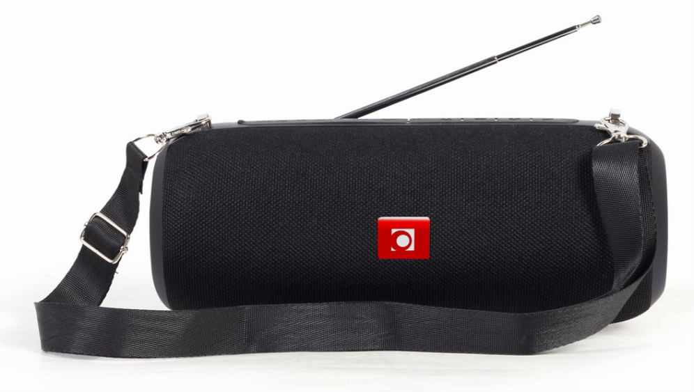 ALTAVOZ PORTATIL GEMBIRD SPK-BT-17 COM RADIO FM 2X5W RMS BLUETOOTH NEGRO