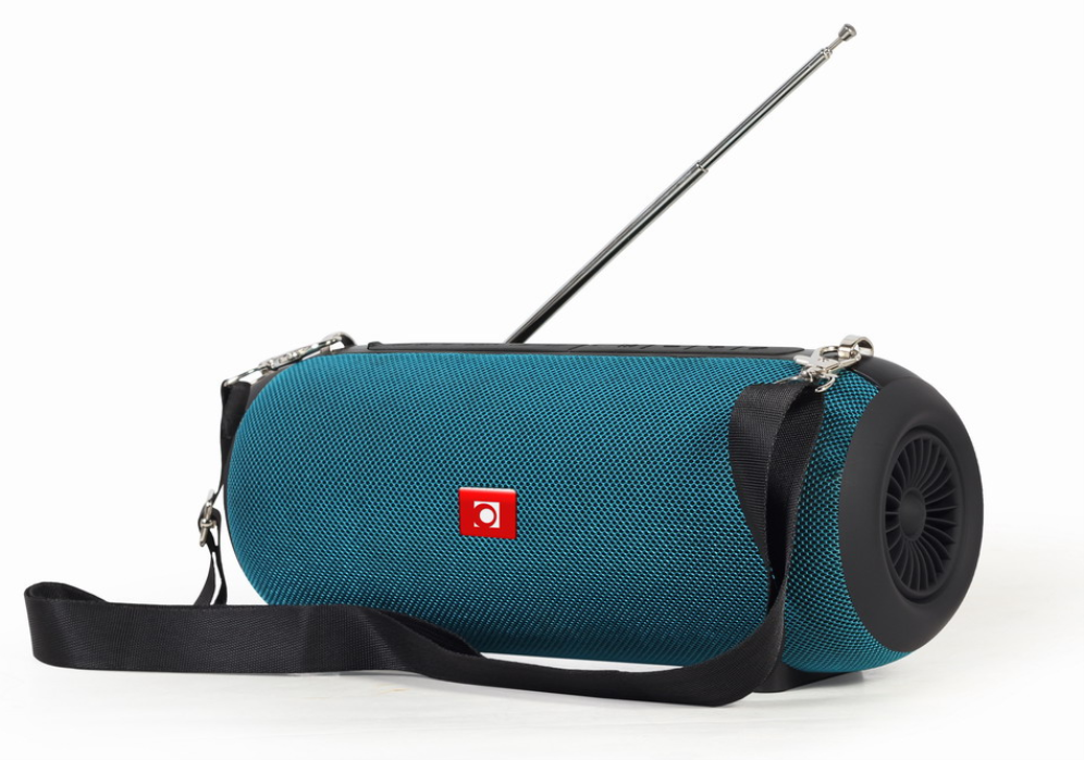 ALTAVOZ PORTATIL GEMBIRD SPK-BT-17-G COM RA?DIO FM 2X5W RMS BLUETOOTH VERDE - detalle