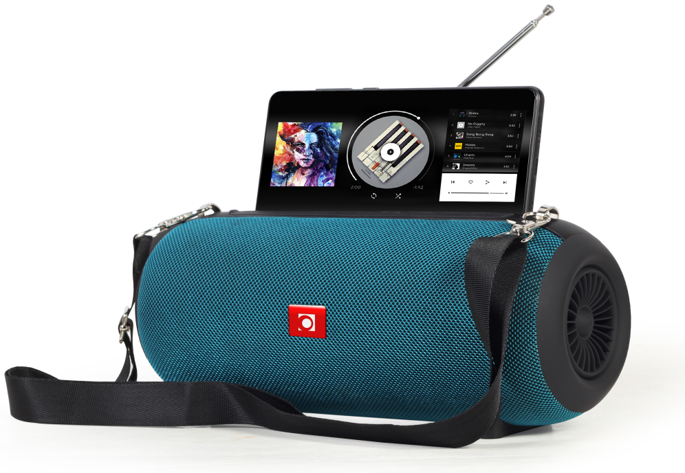 ALTAVOZ PORTATIL GEMBIRD SPK-BT-17-G COM RA?DIO FM 2X5W RMS BLUETOOTH VERDE - detalle