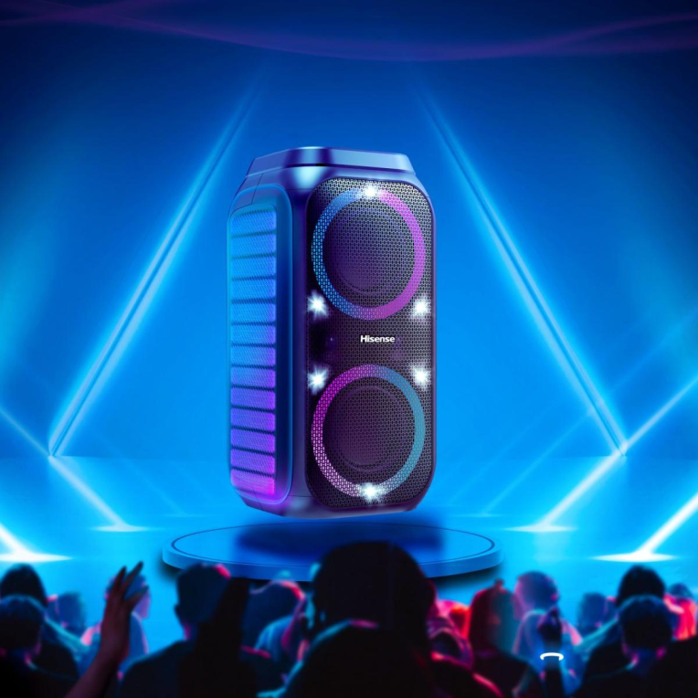 ALTAVOZ PORTATIL HISENSE PARTY ROCKER 160 2.0 160W BT USB NEGRO - detalle