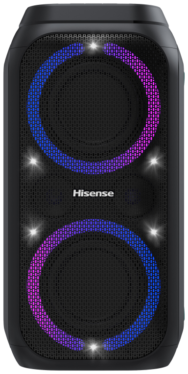 ALTAVOZ PORTATIL HISENSE PARTY ROCKER 160 2.0 160W BT USB NEGRO - detalle