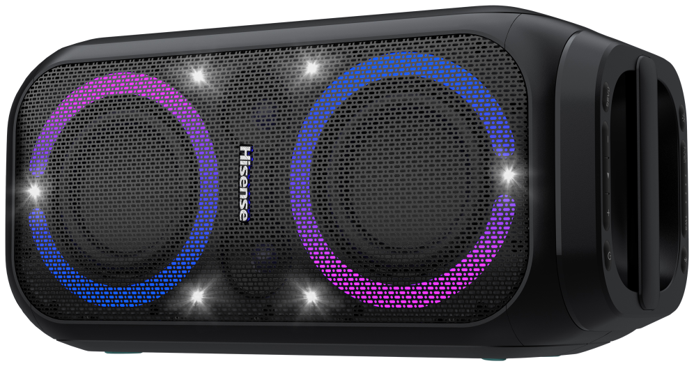 ALTAVOZ PORTATIL HISENSE PARTY ROCKER 160 2.0 160W BT USB NEGRO - detalle
