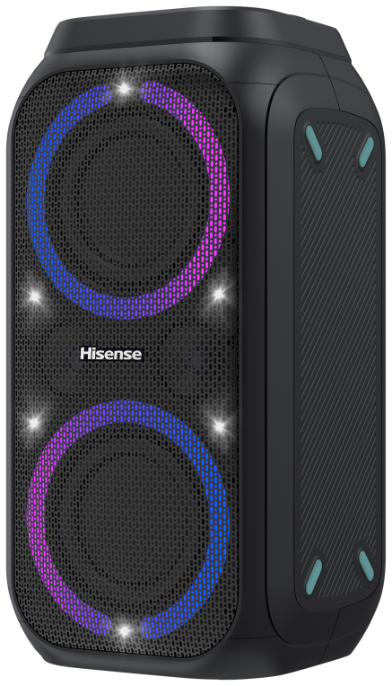 ALTAVOZ PORTATIL HISENSE PARTY ROCKER 160 2.0 160W BT USB NEGRO - detalle
