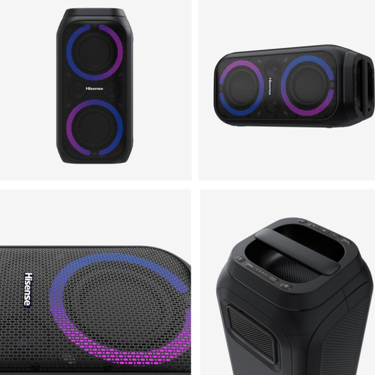 ALTAVOZ PORTATIL HISENSE PARTY ROCKER 160 2.0 160W BT USB NEGRO - detalle