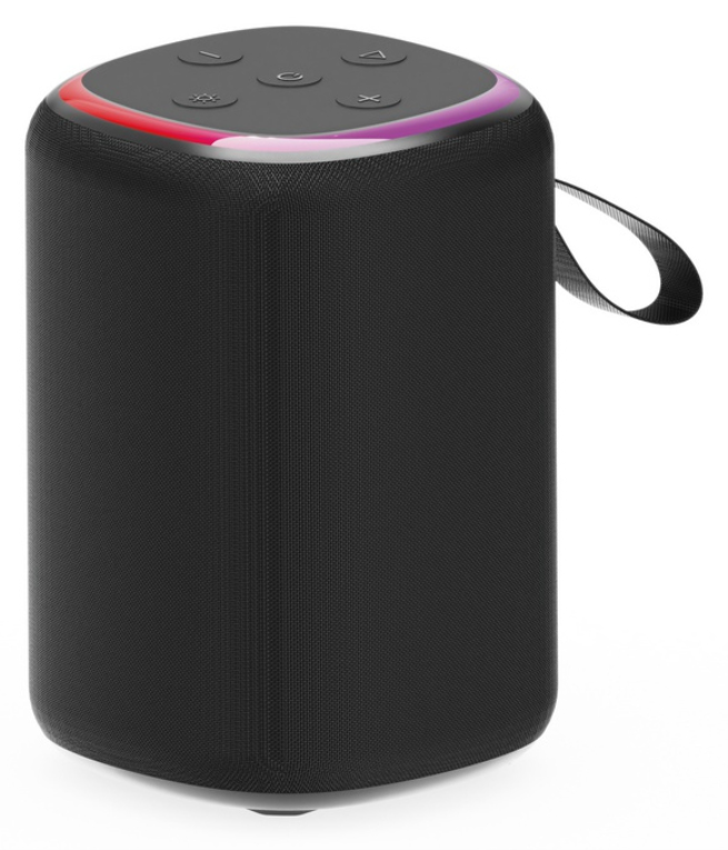 ALTAVOZ PORTATIL SPK-BT-LED-08S 3W BT NEGRO LUZ LED