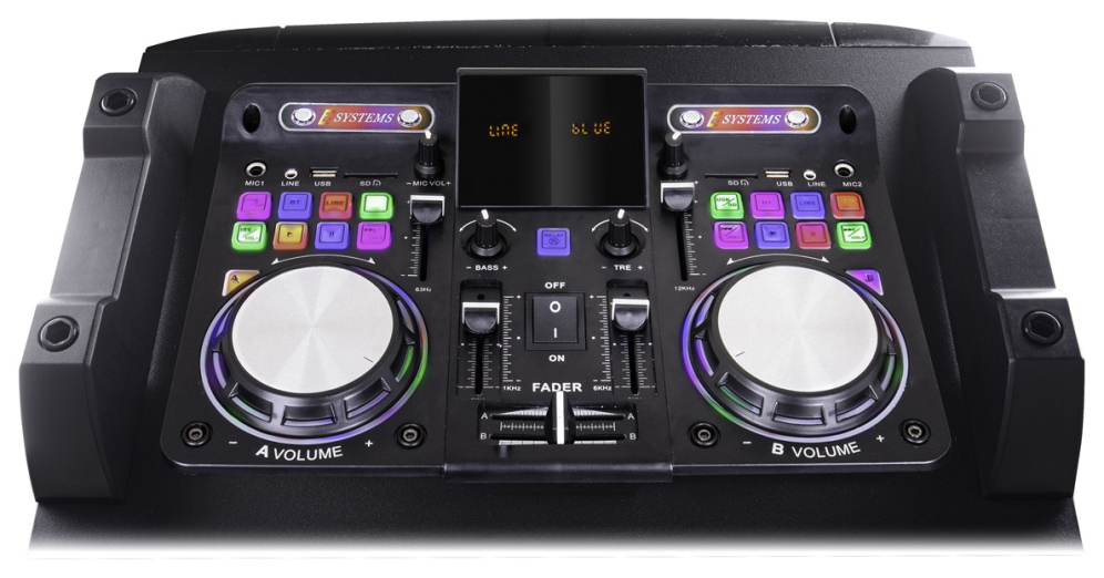 ALTAVOZ TREVI 500W BLUETOOTH USB - detalle
