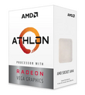 Procesador AMD Athlon 3000G con velocidad de 3.5 GHz y 4 MB de caché L3, en caja.