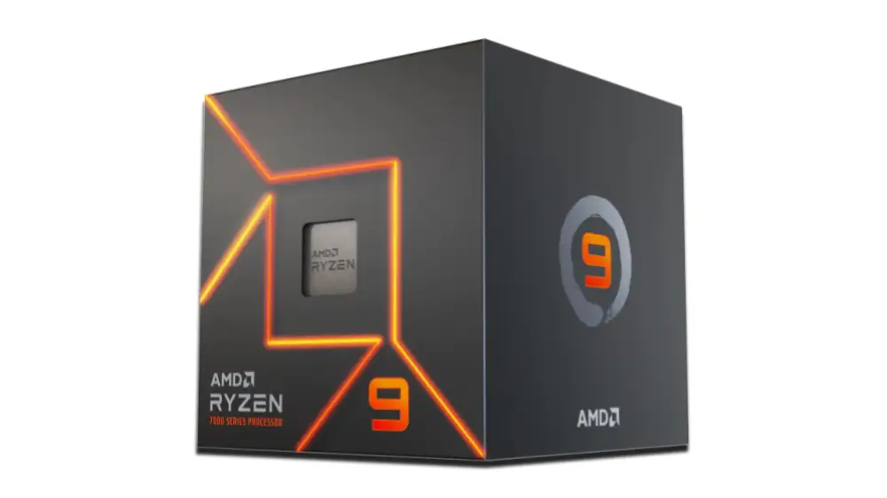 Procesador AMD Ryzen 9 7900 de 3.7 GHz con 64 MB de caché L3 en caja, compatible con socket AM5.