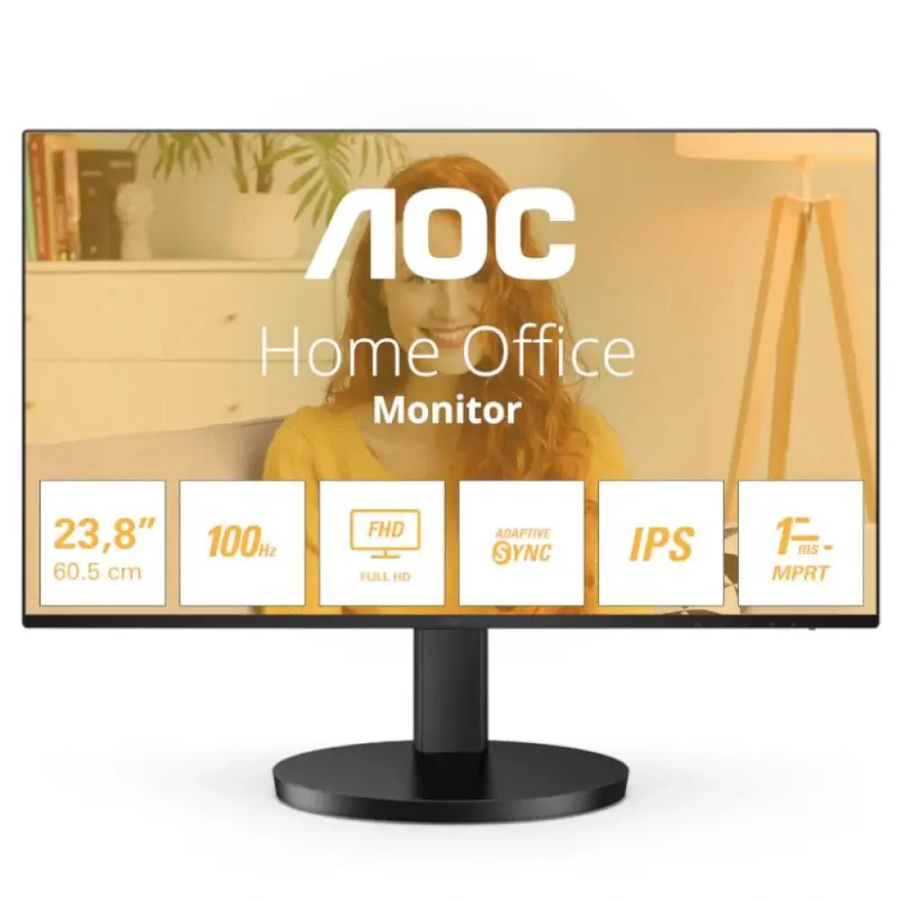 AOC 24B3HA2 Monitor 24" IPS 100hz 1ms MM - detalle