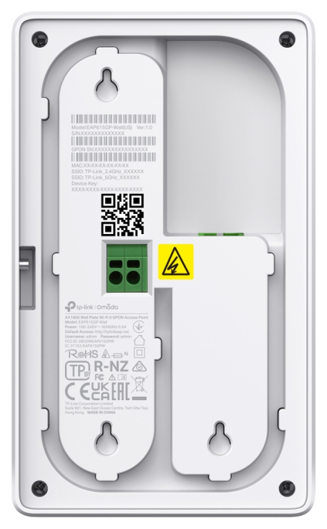 AP OMADA AX1800 MONATAJE PARED DUAL-BAND WI-FI 6 - detalle