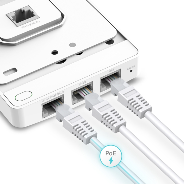 AP PARED WIFI 5 TP LINK OMADA EAP235-WALL AC1200 - detalle