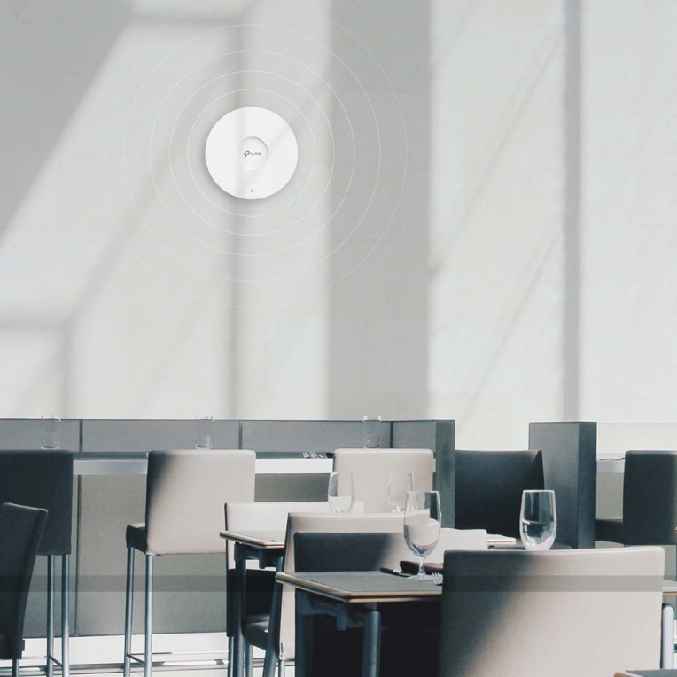 AP TECHO WIFI 6 TP-LINK OMADA EAP613 AX1800 - detalle