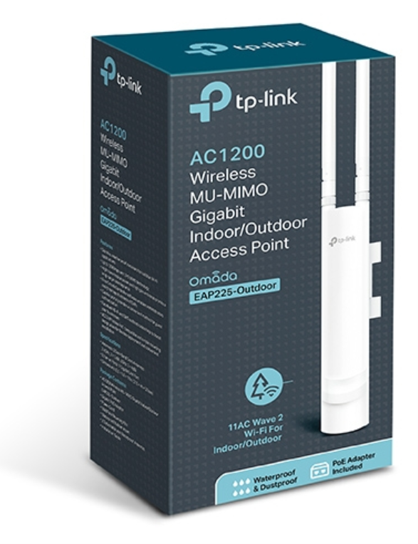 AP TP-LINK OMADA EAP EXTERIOR WIFI 5 TP LINK OMADA EAP225-OUTDOOR - detalle