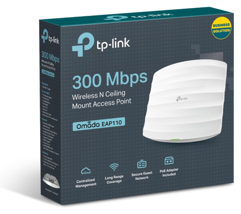 AP TP-LINK OMADA EAP110 OMADA N300 PARED/TECHO - detalle