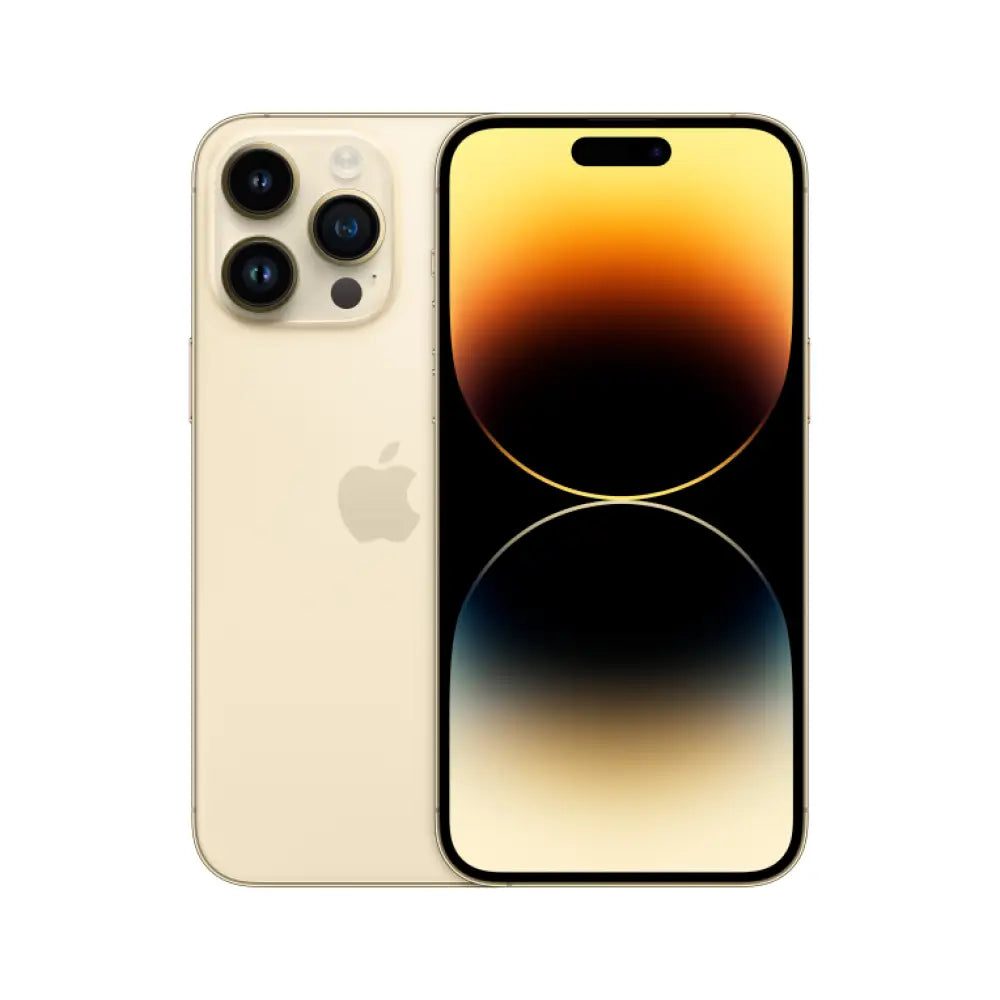Teléfono inteligente Apple iPhone 14 Pro Max 6.7" oro con doble SIM, capacidad de 256 GB y pantalla iOS 16.