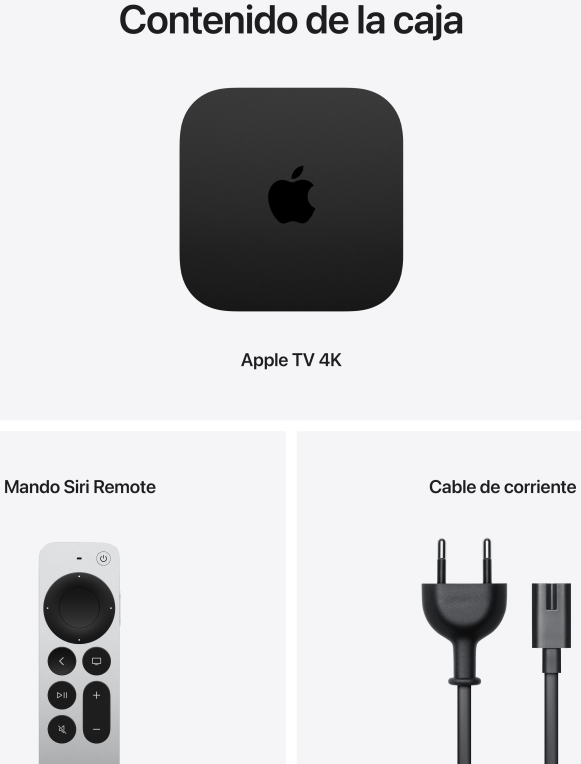 APPLE TV 4K 128GB WIFI + ETHERNET BLACK - detalle