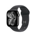 Reloj inteligente Apple Watch Series 11 OLED de 42 mm en color negro con pantalla táctil, GPS y conectividad 5G.