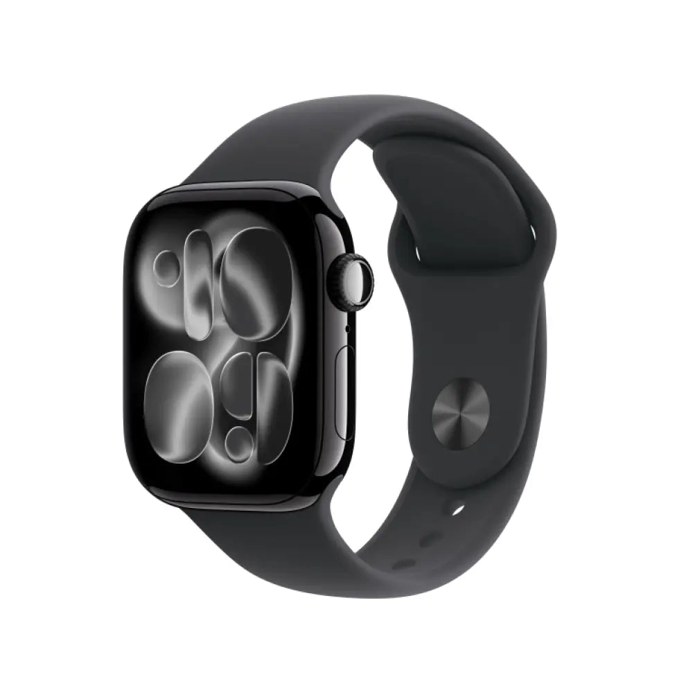 Reloj inteligente Apple Watch Series 11 OLED de 42 mm en color negro con pantalla táctil, GPS y conectividad 5G.